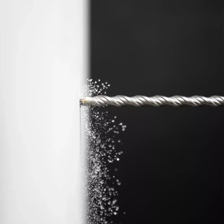 Бур по бетону Denzel ,6 x 260 мм, двойная спираль, три пылеотводящие кромки, 705008 купить в Когалыме