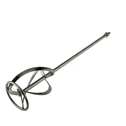 Насадка для миксера Сибртех 848947 , для тяжелых растворов, 120 х 590 мм, оцинкованная, хвостовик резьба М14 купить в Когалыме