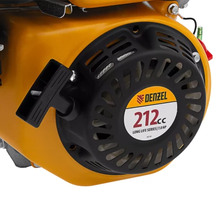 Двигатель бензиновый Denzel RX-17K, 7 л.с., 212 см3, горизонтальный вал шпонка 19 мм 95101 купить в Когалыме