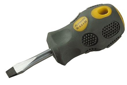 Отвертка STAYER &quot;PROFESSIONAL&quot; &quot;MAX-GRIP&quot; слесарная, Cr-V, намагниченная, SL 6,5х38мм 2580-38-6.0 G купить в Когалыме