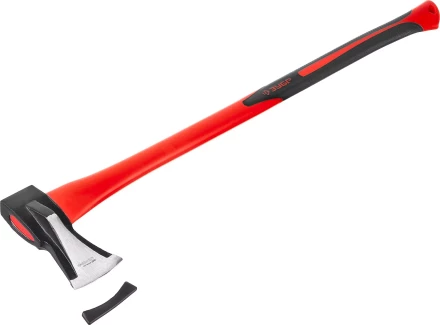 Топор- колун ЗУБР "МАСТЕР" кованый с двухкомпонентной фиберглассовой рукояткой, "ушастый", 2кг/880мм 20616-20 купить в Когалыме