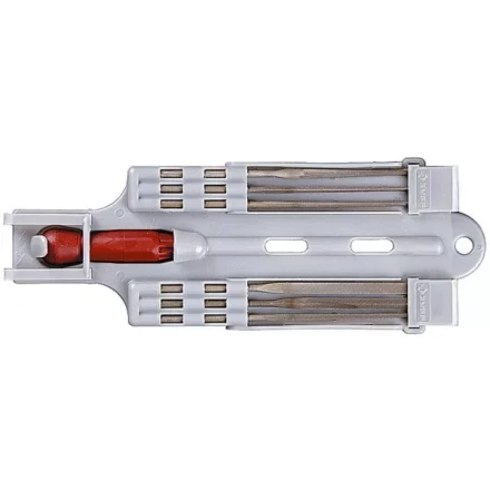 Набор ЗУБР: Надфили с пластиковой ручкой, с подвеской, 140мм, 6шт 4-16055-H6 купить в Когалыме