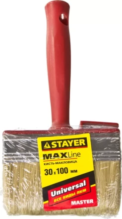 Макловица STAYER "MASTER" UNIVERSAL, светлая щетина, пластмассовый корпус, 3х10см 01824-10 купить в Когалыме