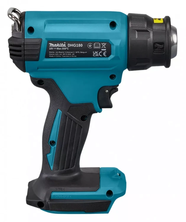 Аккумуляторный 18V тепловой пистолет (фен) Makita DHG180RT1J (1x АКБ 5Ач, ЗУ) купить в Когалыме