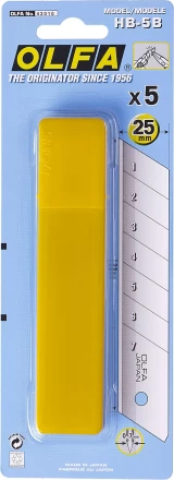 Лезвие OLFA сегментированное, 25х126х0,7мм, 5шт OL-HB-5B купить в Когалыме
