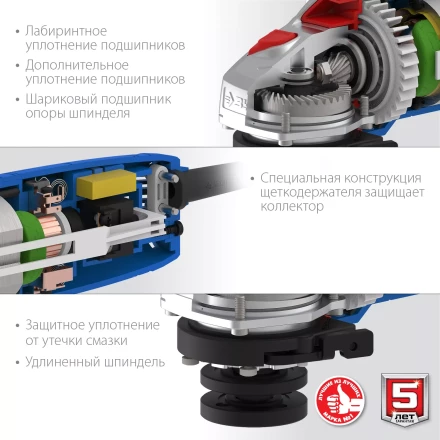 Машина углошлифовальная компактная УШМ-П115-750 серия ПРОФЕССИОНАЛ купить в Когалыме