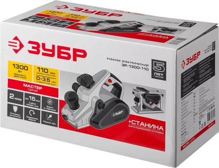 Рубанок электрический + станина ЗР-1300-110 серия МАСТЕР купить в Когалыме