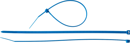 Кабельные стяжки синие КС-С1 нейлоновые промфасовка серия ПРОФЕССИОНАЛ купить в Когалыме