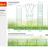 Арка декоративная GRINDA "АМПИР" угловая, разборная, 240х120х36см 422253 купить в Когалыме
