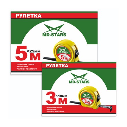 Рулетка измерительная MD-STARS 67-5025 купить в Когалыме