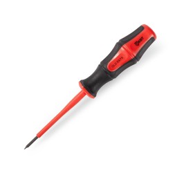 Отвертка диэлектрическая шлицевая КВТ 2.5х75 серия ПРОФИ (102998)