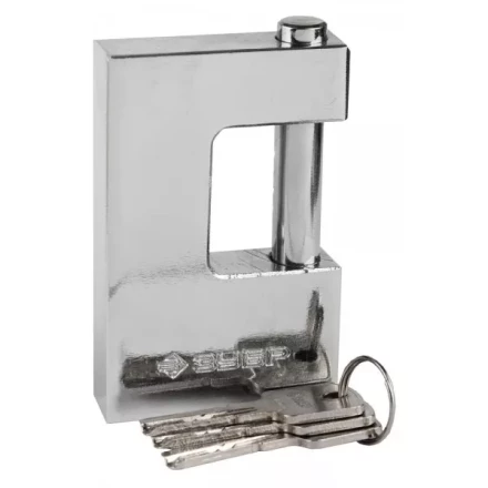 Замок ЗУБР "ЭКСПЕРТ" навесной, стальной корпус, П-образная форма, 90мм 37281-90 купить в Когалыме