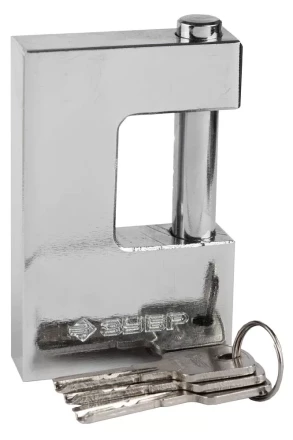 Замок ЗУБР "ЭКСПЕРТ" навесной, стальной корпус, П-образная форма, 90мм 37281-90 купить в Когалыме