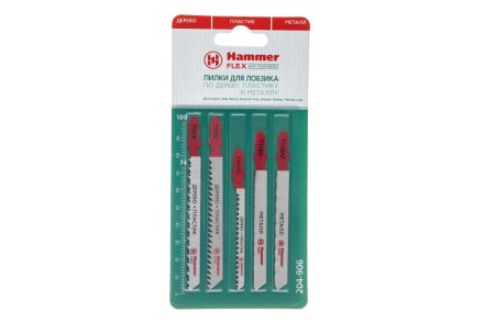 Пилки для лобзика HAMMER JG WD-PL-MT set No6 (5pcs) купить в Когалыме