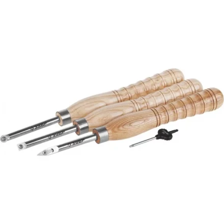 Набор ЗУБР "ЭКСПЕРТ": Токарные резцы по дереву,"Ромб","Квадрат","Круг",твердосплав наконеч из карбида W, 100*340мм, 3шт 18371-H3 купить в Когалыме