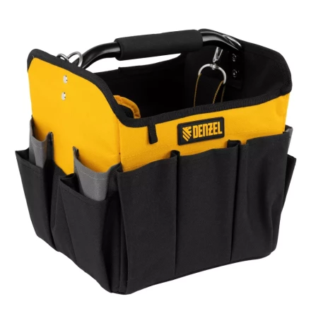 Переноска для инструмента, 260х240х300 мм, 22 кармана, наплечный ремень// Denzel 90294 купить в Когалыме