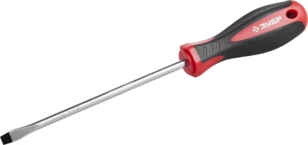 Отвертка ЗУБР "МАСТЕР", Cr-v, эргономичная двухкомпонентная рукоятка, SL6,5x150мм 25061-6.5-150_z02 купить в Когалыме