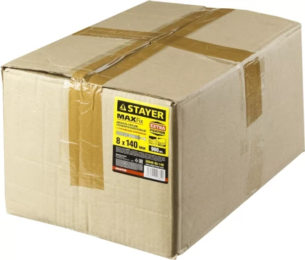 Дюбель-гвоздь полипропиленовый, потайный бортик, 8 x 140 мм, 500 шт, STAYER Master 30640-08-140 30640-08-140 купить в Когалыме