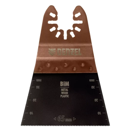 Насадка для МФИ режущая прямая, BiM, по металлу и дереву, 65 x 1.2 мм, мелкий зуб Denzel 782303 купить в Когалыме