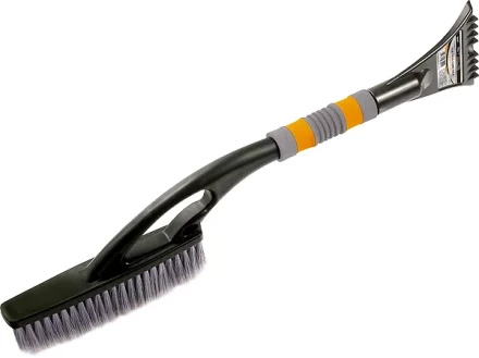 Щетка-сметка для снега со скребком автомобильная 600 мм / STELS 55297 купить в Когалыме