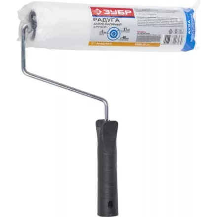 Валик ЗУБР "СТАНДАРТ" РАДУГА поролоновый, 240 мм 03605-25_z01 купить в Когалыме