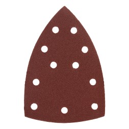 Треугольник абразивный на ворc. подложке под &quot;липучку&quot;, перф., P 120, 150х150х100 мм, 5 шт. Denzel 738627
