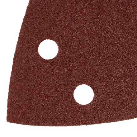 Треугольник абразивный на ворc. подложке под &quot;липучку&quot;, перф., P 120, 150х150х100 мм, 5 шт. Denzel 738627 купить в Когалыме