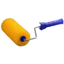 Валик "СТРУКТУРНЫЙ ПОРОЛОН" малярный в сборе, бюгель 6мм, 80x180мм, STAYER Profi 0365-18