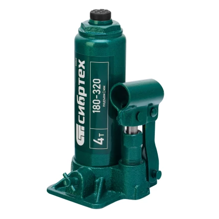 Домкрат гидравлический бутылочный Сибртех 50802, 4 т, 180-320 мм купить в Когалыме