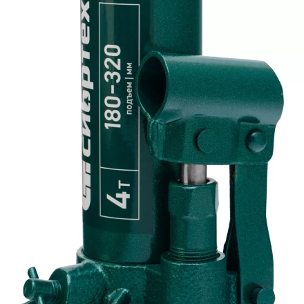 Домкрат гидравлический бутылочный Сибртех 50802, 4 т, 180-320 мм купить в Когалыме