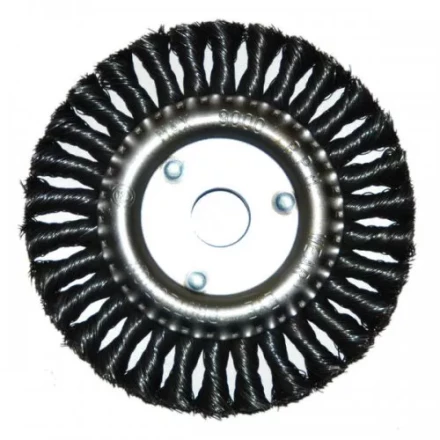 Щетка для УШМ Ф22,2/150 мм дисковая сталь витая Энкор 51585 купить в Когалыме