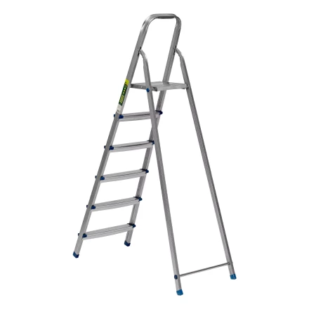 Стремянка Сибртех 97838, 6 ступеней, стальная, оцинкованная купить в Когалыме