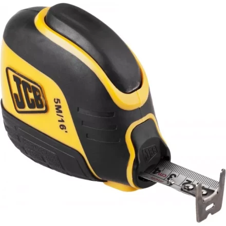 Рулетка JCB, автостоп, двусторонняя шкала, двухкомпонентный корпус, 5м JMS003 купить в Когалыме