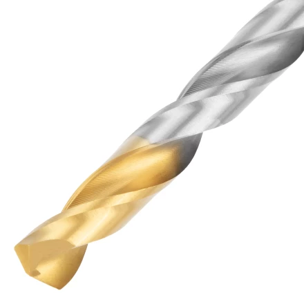 Набор сверл по металлу Denzel, 2-8мм, Р6М5-TiN, Golden Tip, 6 шт, 723000 купить в Когалыме