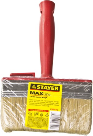 Макловица STAYER &quot;MASTER&quot; UNIVERSAL, светлая щетина, пластмассовый корпус, 3х12см 01824-12 купить в Когалыме