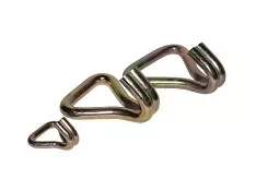 Крюки J-образные двойные для стяжных ремней р-н 10 тонн лента 75 мм сталь купить в Когалыме