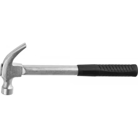 Молоток-гвоздодер ЗУБР "МАСТЕР" кованый с металлической рукояткой, 450г 20251-450 купить в Когалыме