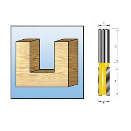 Фреза для окантовки Makita D-68052 (3лезвия, ф12.7, хв-12мм) купить в Когалыме