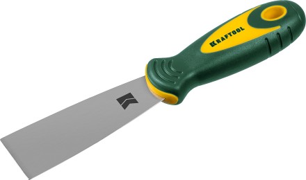 Шпательная лопатка KRAFTOOL с 2-компонент ручк, профилиров нержав полотно 10035-040 купить в Когалыме