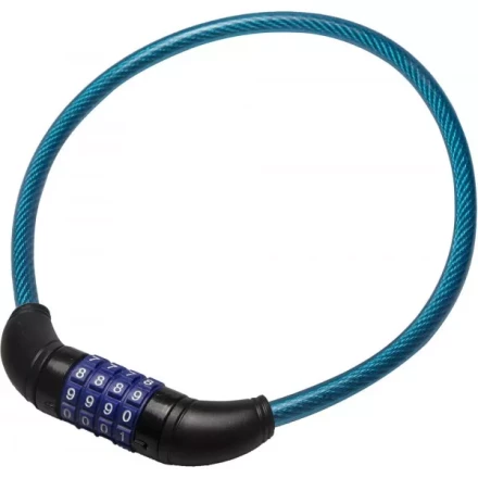 Замок ЗУБР "ПРОФЕССИОНАЛ", тросовый, кодовый, с изменяемым кодом, длина троса - 650мм, d 10мм 37262-65_z01 купить в Когалыме