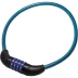 Замок ЗУБР "ПРОФЕССИОНАЛ", тросовый, кодовый, с изменяемым кодом, длина троса - 650мм, d 10мм 37262-65_z01 купить в Когалыме