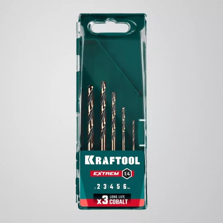 Набор сверл по металлу, хвостовик НЕХ-1/4, сталь М35-Со5% 29652-H5 купить в Когалыме