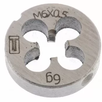 Плашка М6 х 0,5 мм  СИБРТЕХ 77015 купить в Когалыме