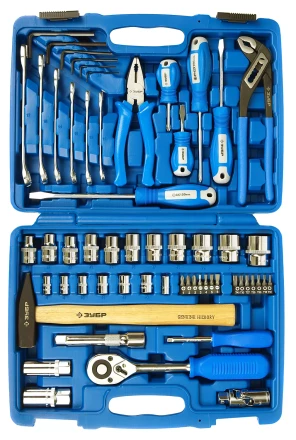 Универсальный набор инструмента 58 предм серия ЭКСПЕРТ купить в Когалыме