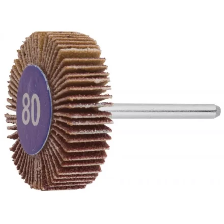 Круг ЗУБР веерный на шпильке, P 80, d 32x10x3,2 мм, L 45мм, 1шт 35934 купить в Когалыме