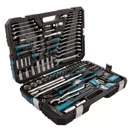 Набор инструментов 115 предметов, 120 зубьев, CrV, 1/4", 1/2" Gross 14152 купить в Когалыме