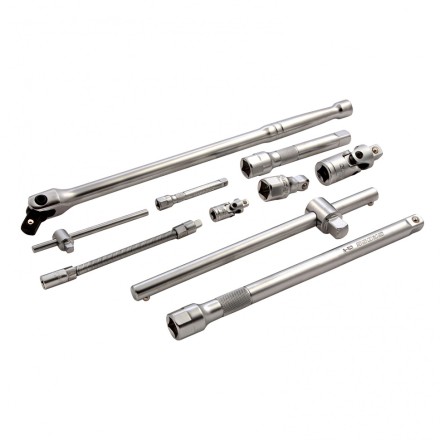 Набор инструментов 115 предметов, 120 зубьев, CrV, 1/4&quot;, 1/2&quot; Gross 14152 купить в Когалыме