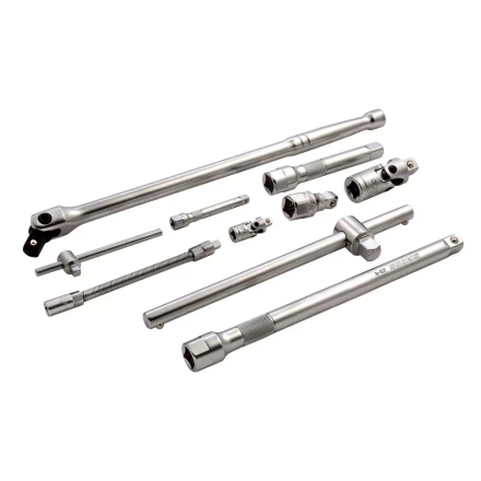 Набор инструментов 115 предметов, 120 зубьев, CrV, 1/4", 1/2" Gross 14152 купить в Когалыме