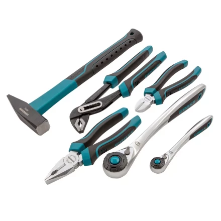 Набор инструментов 115 предметов, 120 зубьев, CrV, 1/4", 1/2" Gross 14152 купить в Когалыме