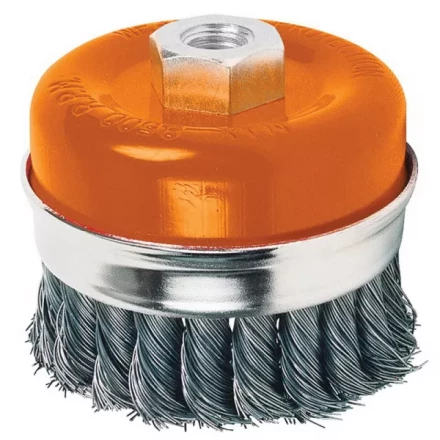 Щетка чашечная для шлифмашин сталь 100мм M14 S-T Кратон 1 11 02 003 купить в Когалыме